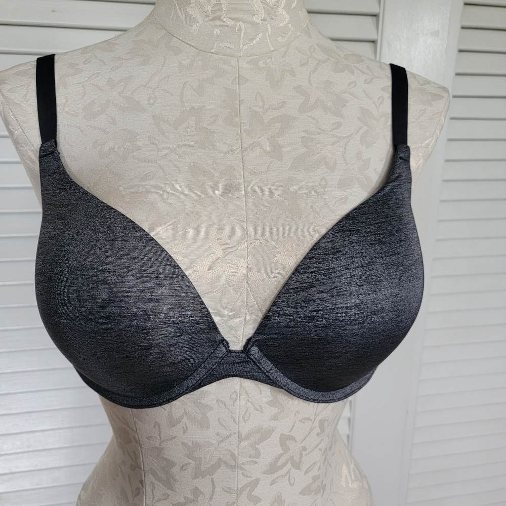 Adore Me Charcoal Padded Underwire TShirt Bra 36DD